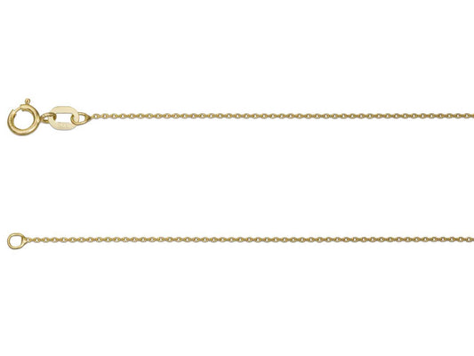 9ct Yellow Gold Belcher 0.8m Chain 40cm